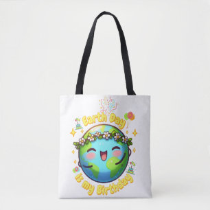 Tote Bag Jour des terres est mon anniversaire Né le 22 avri