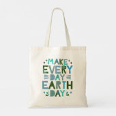Tote Bag Jour des terres quotidien - Conservation (Dos)