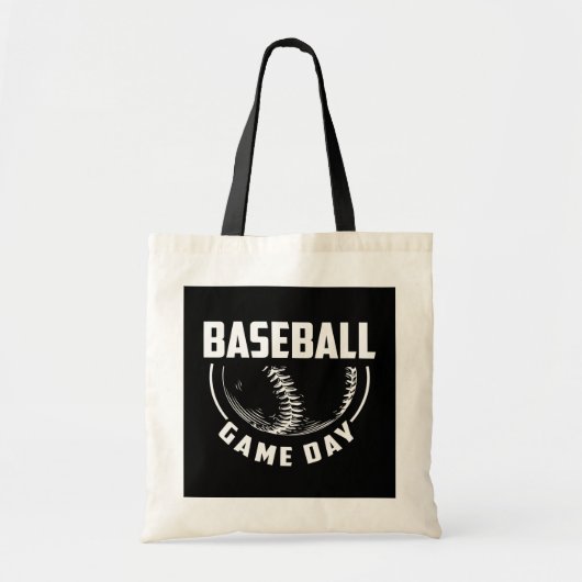Tote Bag Jour du baseball (Devant)