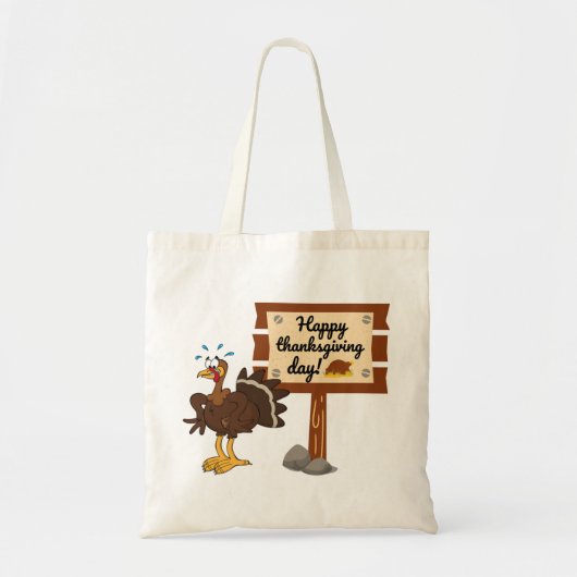Tote Bag Jour du bon thanksgiving amusant (Devant)