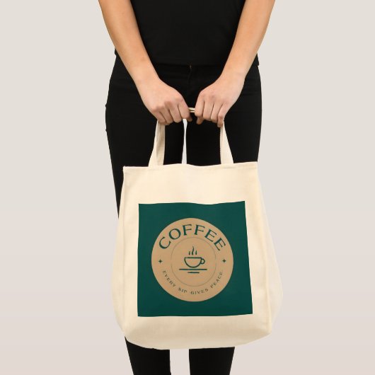 Tote Bag Jour du café imprimé (Devant (produit))
