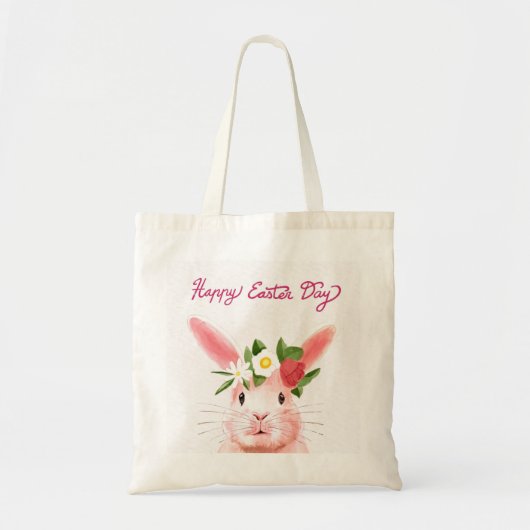 Tote Bag Jour heureux de Pâques (Devant)