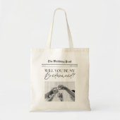 Tote Bag Journal de la proposition de Bridesmaid (Devant)
