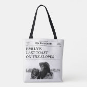 Tote Bag Journal de l'enterrement de vie de jeune fille Der (Dos)