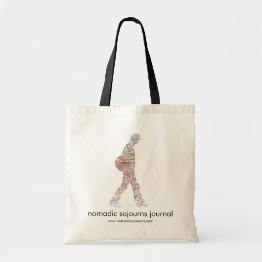 Tote Bag journal nomade fourre-tout de séjours (Devant)