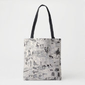 Tote Bag Journal vintage (Devant)