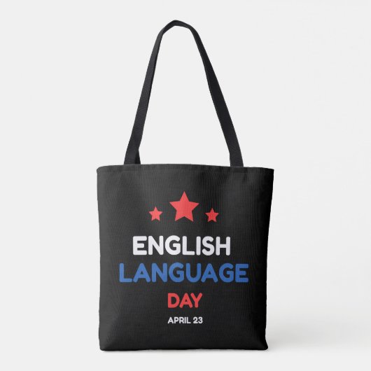 Tote Bag Journée de l'anglais (Dos)