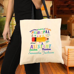 Tote Bag Journée de l'enseignant adjoint principal personna