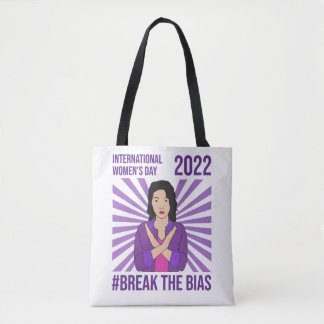 TOTE BAG JOURNÉE INTERNATIONALE DE LA FEMME 2022 #BREAK THE