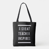 Tote Bag Journée internationale des enseignants Manger Ense (Dos)
