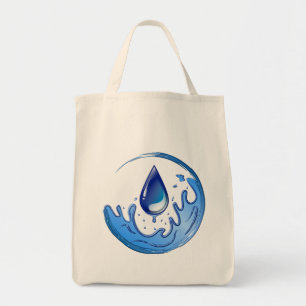 Tote Bag Journée mondiale de l'eau Économisez de l'eau Écon