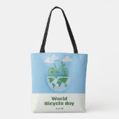 Tote Bag Journée mondiale du vélo (Dos)