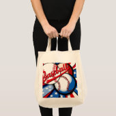 Tote Bag Jours de baseball (Devant (produit))