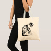 Tote Bag Jours du marché avec style Chat moderne (Devant (produit))
