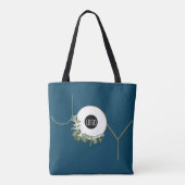 Tote Bag Joy Business Logo Happy Holidays Blue Custom (Dos)