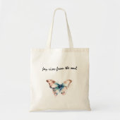 Tote Bag Joy se lève du papillon Soul (Devant)