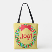 Tote Bag Joy Wreath (Dos)