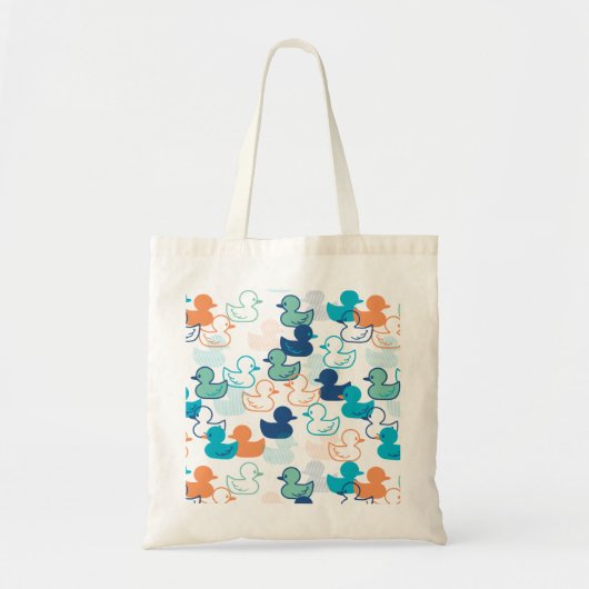 Tote Bag Joyeuse baignade une patte de canards Motif III (Devant)