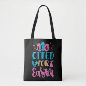 Tote Bag Joyeuse fête de Pâques - Oeuf Lover (Devant)
