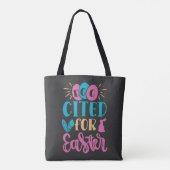 Tote Bag Joyeuse fête de Pâques - Oeuf Lover (Dos)