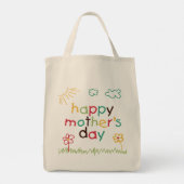 Tote Bag Joyeuse fête des mères 5 (Dos)