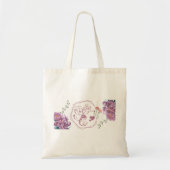 Tote Bag Joyeuse Fête des Mères Design Violet (Devant)