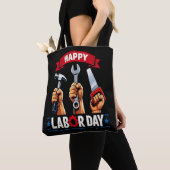 Tote Bag Joyeuse fête du travail (De près)