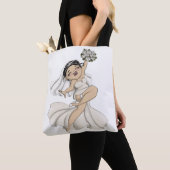 Tote Bag Joyeuse mariée 11 (De près)