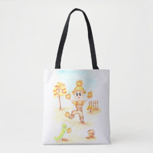 Tote Bag Joyeuse moisson petit gingembre garçon