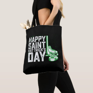 Tote Bag Joyeuse Saint Hat Trick Day de hockey sur glace St