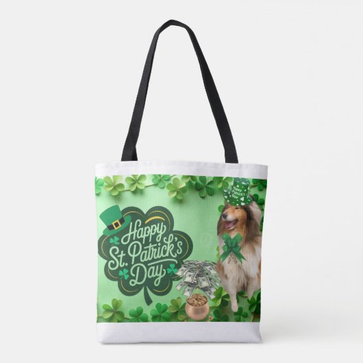Tote Bag Joyeuse Saint-Patrick avec notre Helena (Dos)