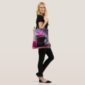 Tote Bag Joyeuse Saint-Valentin Café et Confettis (Sur le modèle)