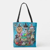 Tote Bag Joyeuses fêtes (Dos)