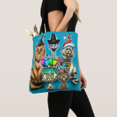 Tote Bag Joyeuses fêtes (De près)