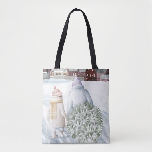 Tote Bag Joyeuses fêtes (Devant)
