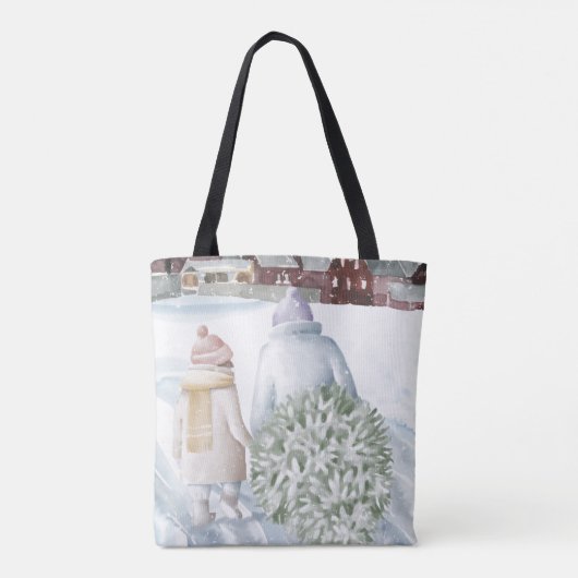 Tote Bag Joyeuses fêtes (Dos)