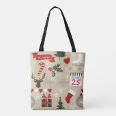 Tote Bag Joyeuses fêtes (Dos)