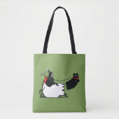 Tote Bag Joyeuses Fêtes Père Noël de Grim Reaper (Devant)