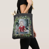 Tote Bag Joyeuses Fêtes Photo Verdure (De près)