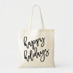 Tote Bag Joyeuses vacances Lettres modernes