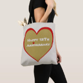 Tote Bag Joyeux 12E anniversaire (De près)