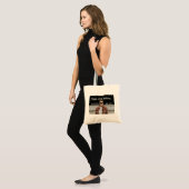 Tote Bag Joyeux 20e anniversaire simple photo ajouter nom d (Devant (modèle))