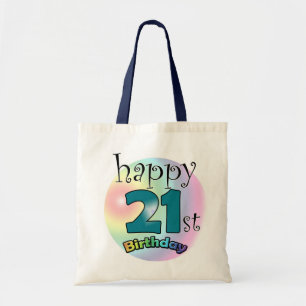 Tote Bag Joyeux 21e anniversaire