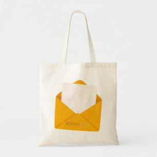 Tote Bag Joyeux 40e Anniversaire Enveloppe Dorée Carte de V