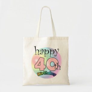Tote Bag Joyeux 40e anniversaire (roze)