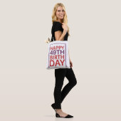 Tote Bag Joyeux 49ème anniversaire. (Sur le modèle)
