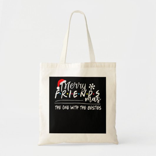 Tote Bag Joyeux Amis Celui Avec Les Besties Christma (Devant)
