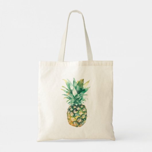 Tote Bag Joyeux ananas tropical (Dos)