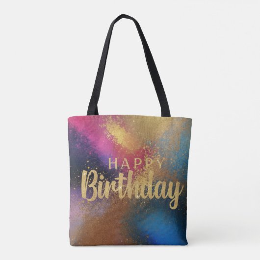 Tote Bag Joyeux anniversaire (Dos)