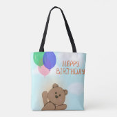 Tote Bag Joyeux anniversaire (Dos)